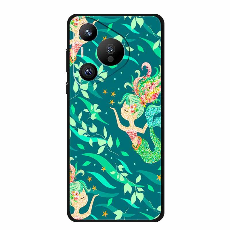 Huawei Pura 70 Pro Embossed Color Painting Phone Case with High-Grade Texture - 1 Piece.