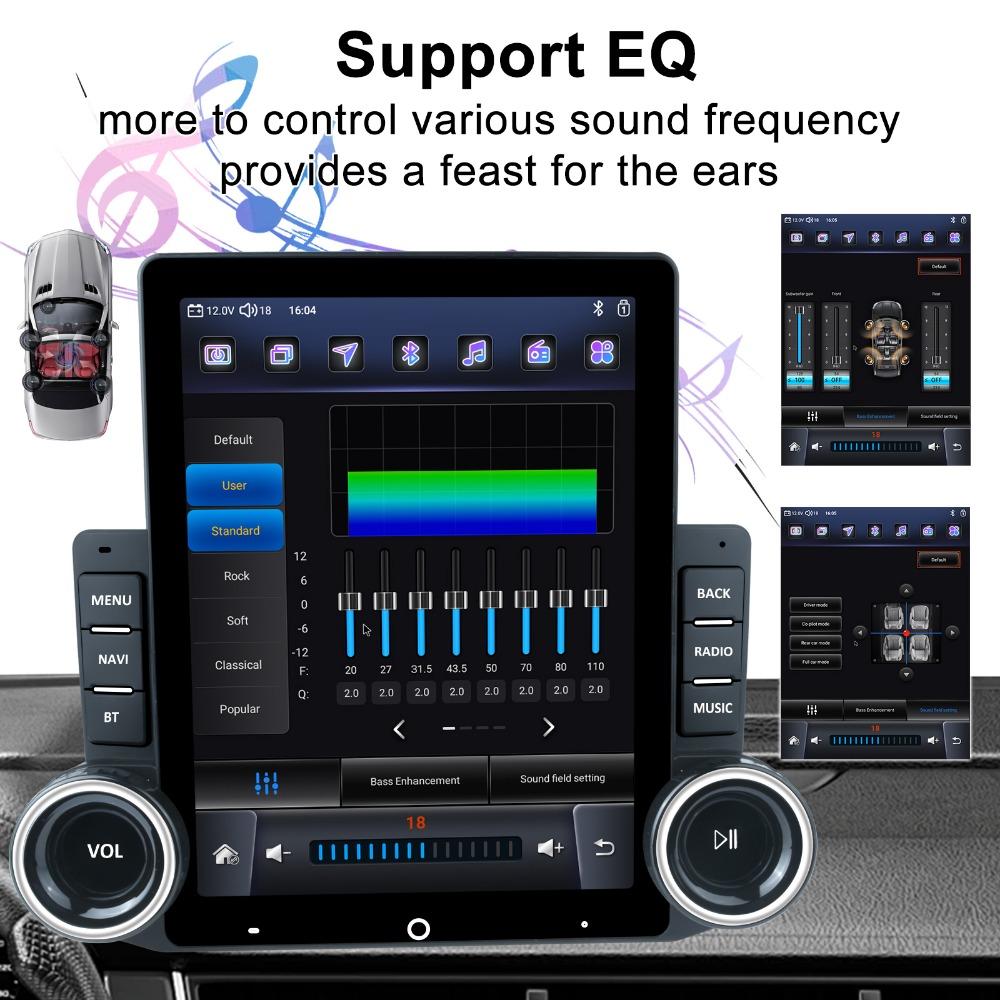 Android 9,7" Vertical Style IPS Bildschirm Autoradio GPS Navigation Multimedia Player