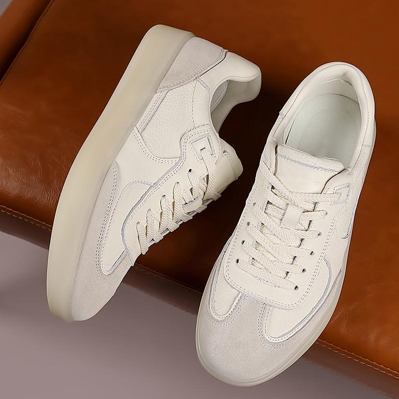 Fashion Genuine Leather Mens Tenis Masculino Quality Casual Shoes Outdoor Sports Sneakers Loafers Luxury Male Business Footwear Trainers