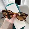 New Design Small Frame Sunglasses for Women Fashion Retro Anti Blue Light Sun Glasses Personalized Oval Frame Eyeglasses