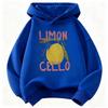Y2k Retro Hoodie Kids Limon Cello Lemon Design Printed Children's Sweatshirt Hoody for Boys Girls Casual Hoodies Clothes