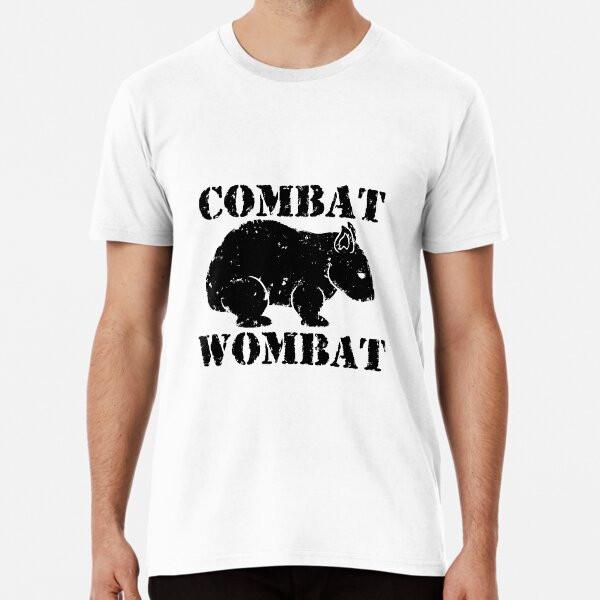 

Combat Wombat Premium T-Shirt S to 5XL Made in the AU/USA T-Shirt 2XL