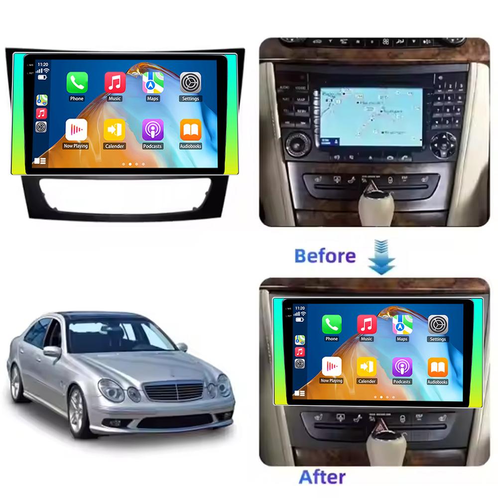 2din Android Car Radio for Mercedes Benz E-class W211/CLS-class C219 2001-2009 Multimedia Video Player Navigation GPS Stereo Carplay Head Unit 4G