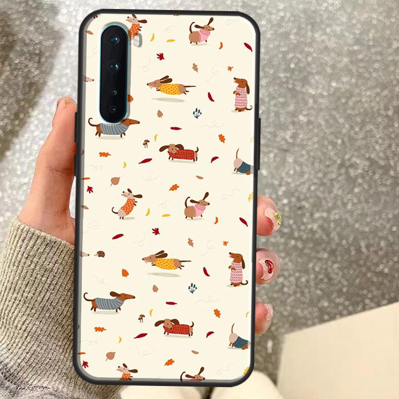 Dachshund Dog Case For OnePlus 15R 13R 13T 12R 10T 15 13 12 11 10 9 Pro Nord 5 CE 4 3 2 Lite N20 N30 Coque