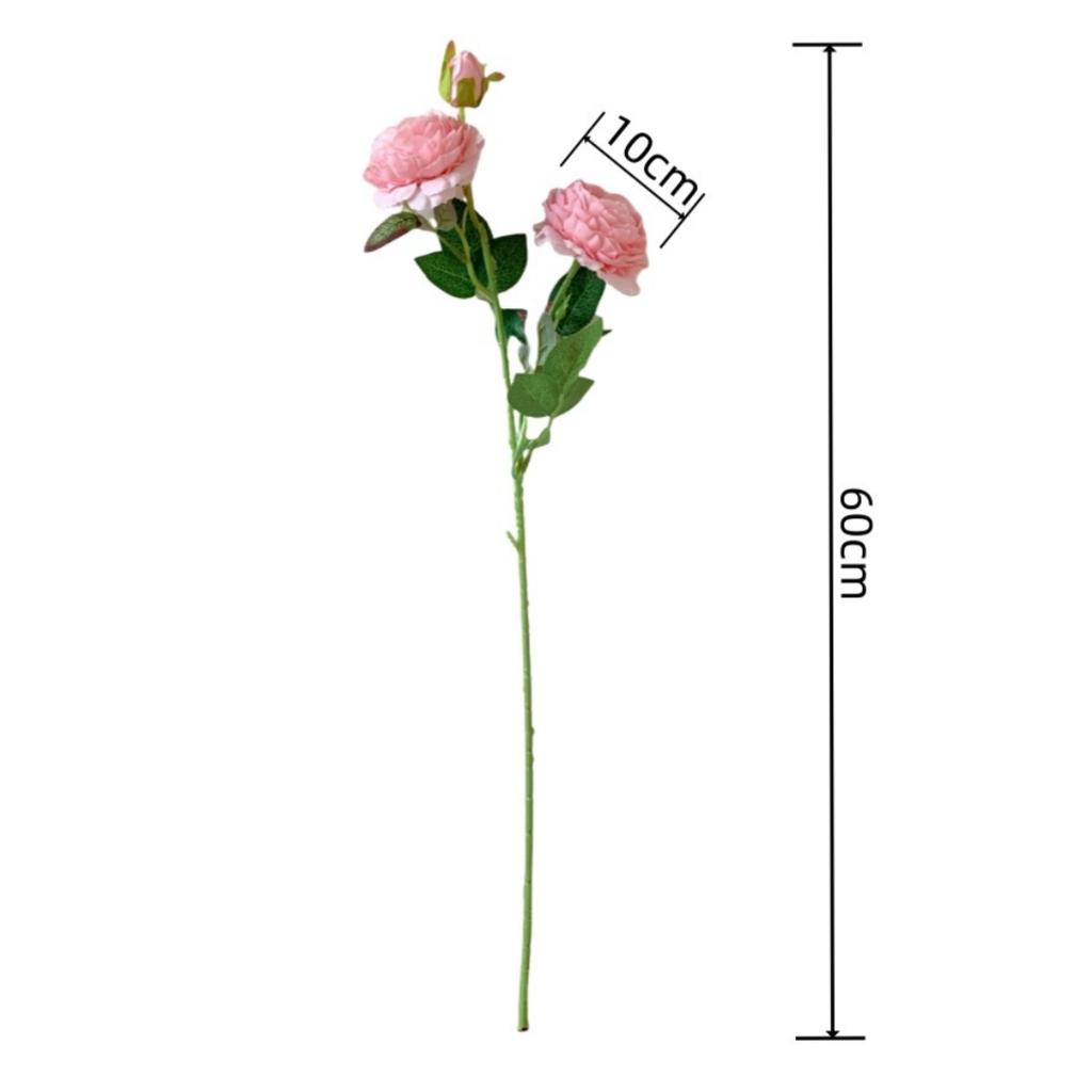 Silk High Quality Artificial Peony Bouquet Fake Flowers for Mother's Day Wedding Home Decor Realistic Floral Birthday Decors
