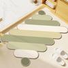 Tappetini da Bagno Diatomee Tappetini Morbidi Ingresso Stanza Domestico Assorbenti Acqua Antiscivolo WC Bagno Zerbino Tappetino per Piedi