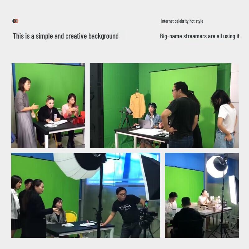 Portable Pull-Up Green Screen Backdrop