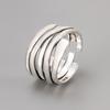 Xiaomi 925 Sterling Silver Rings for Women Couple Minimalist Handmade Retro Interline Ring Party Jewelry Gift Prevent Allergy