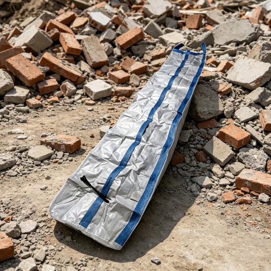 10 Fuß Bauabfallrutschen Schwerlast-Abfallrutschen Abschnitt Reißfeste Müllrutschen zur Entsorgung von Bauschutt