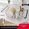 Beifu Deepened Stainless Steel Sink Drain Basket with Chopstick Holder