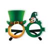 Patricks Day Glasses Shamrock Leprechaun Green Glasses Photo Props Decoration Adult Kids Costume Party Glasses