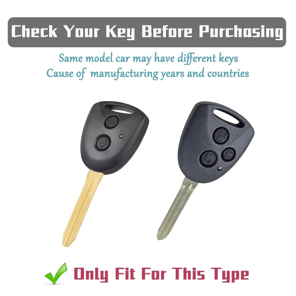 2/3 Buttons Soft Car Key Fob Cover Case For TOYOTA Grand New Avanza Daihatsu Xenia Perodua Alza Myvi Axia Remote Key Protector Cu20