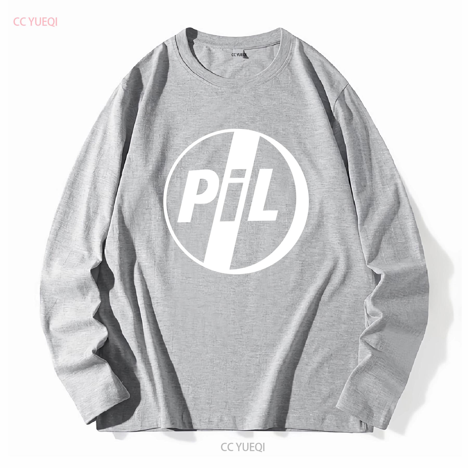 

Нова чоловіча футболка з логотипом PIL Public Image Limited, вінтажна, прана, універсальна, трохи вільна, для повсякденного носіння, унісекс, з принтом L