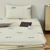 100% Cotton Bedsheet Skin-friendly Fitted Sheet Simple Style Bed Cover Elastic Bed Linen drap de lit (Pillowcase Need Order)