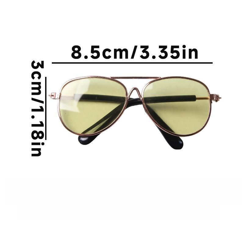Cute Pet Sunglasses Assorted Styles Round Triangle Pilot Decor Glasses Cat Dog Fashion Photo Prop Pet Accessory