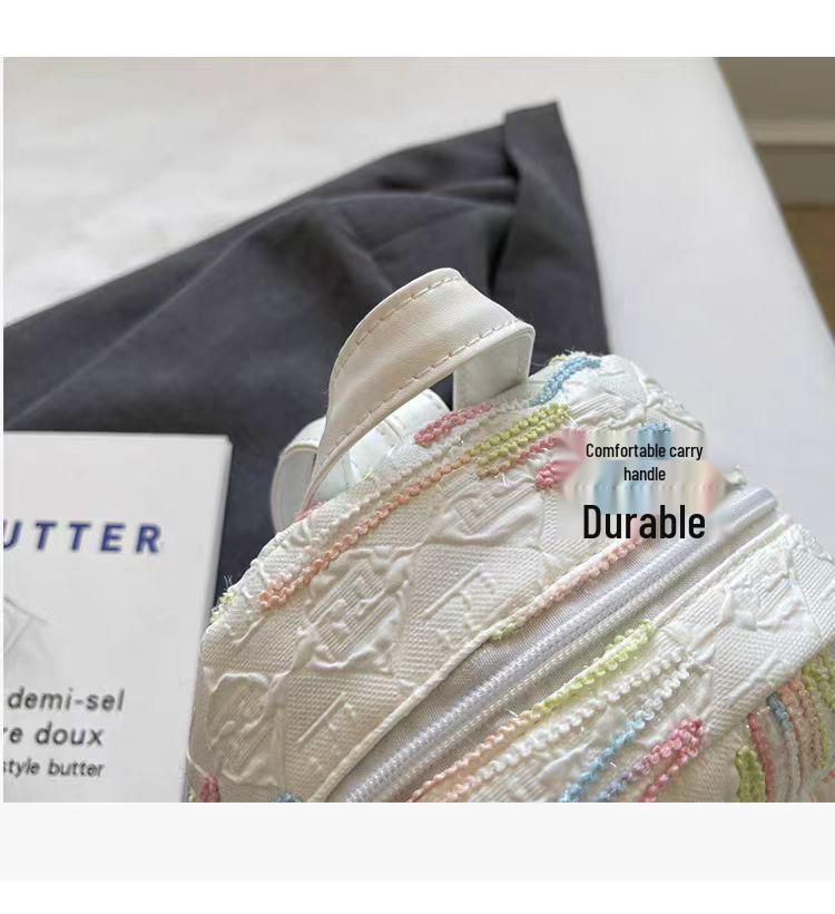 Adorable Mini Backpack for College Women's Spring Outings - Soft Girl Shoulder Bag