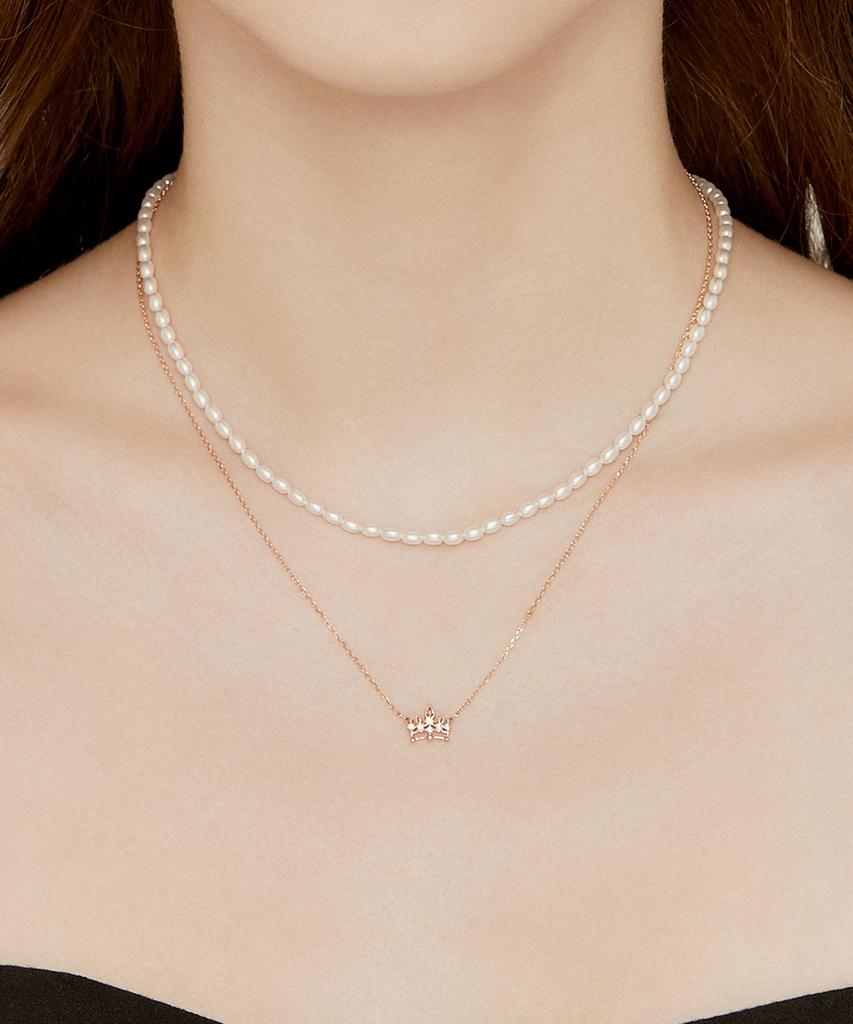 Jestina Dew Linea Tiara Necklace (Jjljnq0Bn506Sr420)