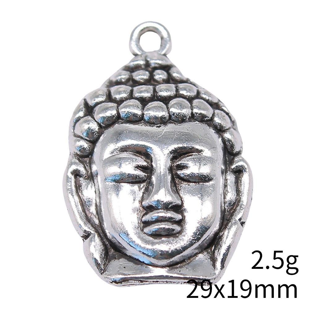 

Thanksgiving Day Charms For Nails Buddha Statue Charms Pendant Home Garden Bracelet Pendant A24-4pcs-29x19mm