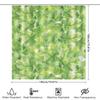 Green Leaf Print Shower Curtain Waterproof Fabric Bathroom Decor 3D Banana Leaves Design For Home Decoration Size:59X70 Inches (