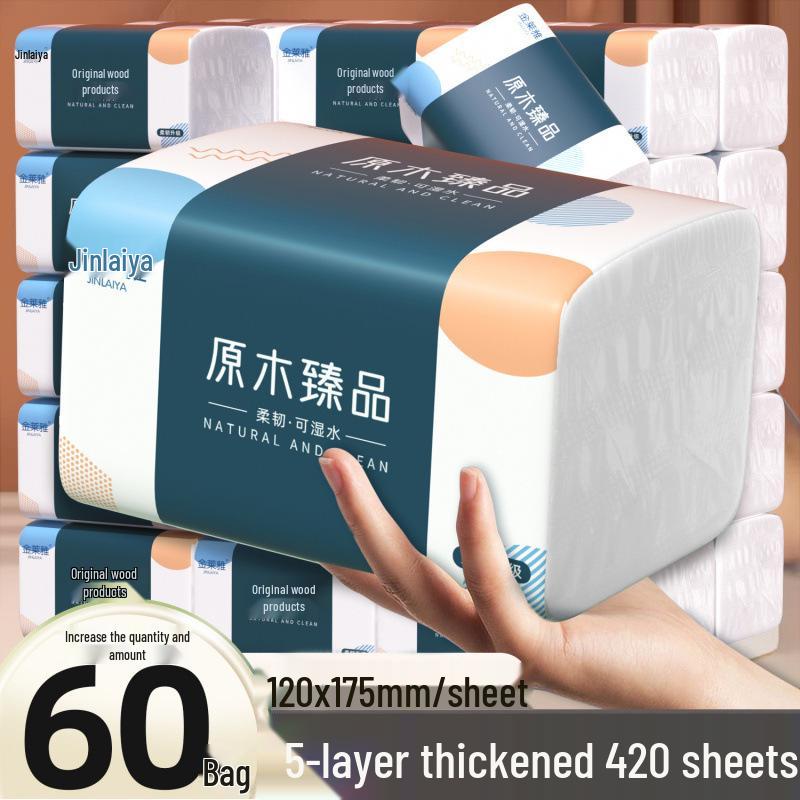420-Pack Large Facial Tissue & Paper Towel Family Set
