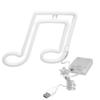 Music Note LED Neon Sign Light Dual Power Supply Neon Light Easy To Install LED Neon Light  Bar