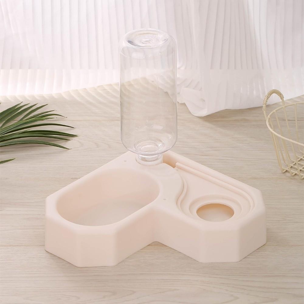 Removable Cat Food Container Non-slip Cat Water Bowl Pet Feeding Bowl Corner Pet Bowl Living Room