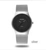 Sanda Unisex Blue Light Fashion Quartz Watch with Mesh Band