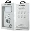 Karl Lagerfeld Karl & Choupette Back MagSafe Case for iPhone 17 Pro Clear