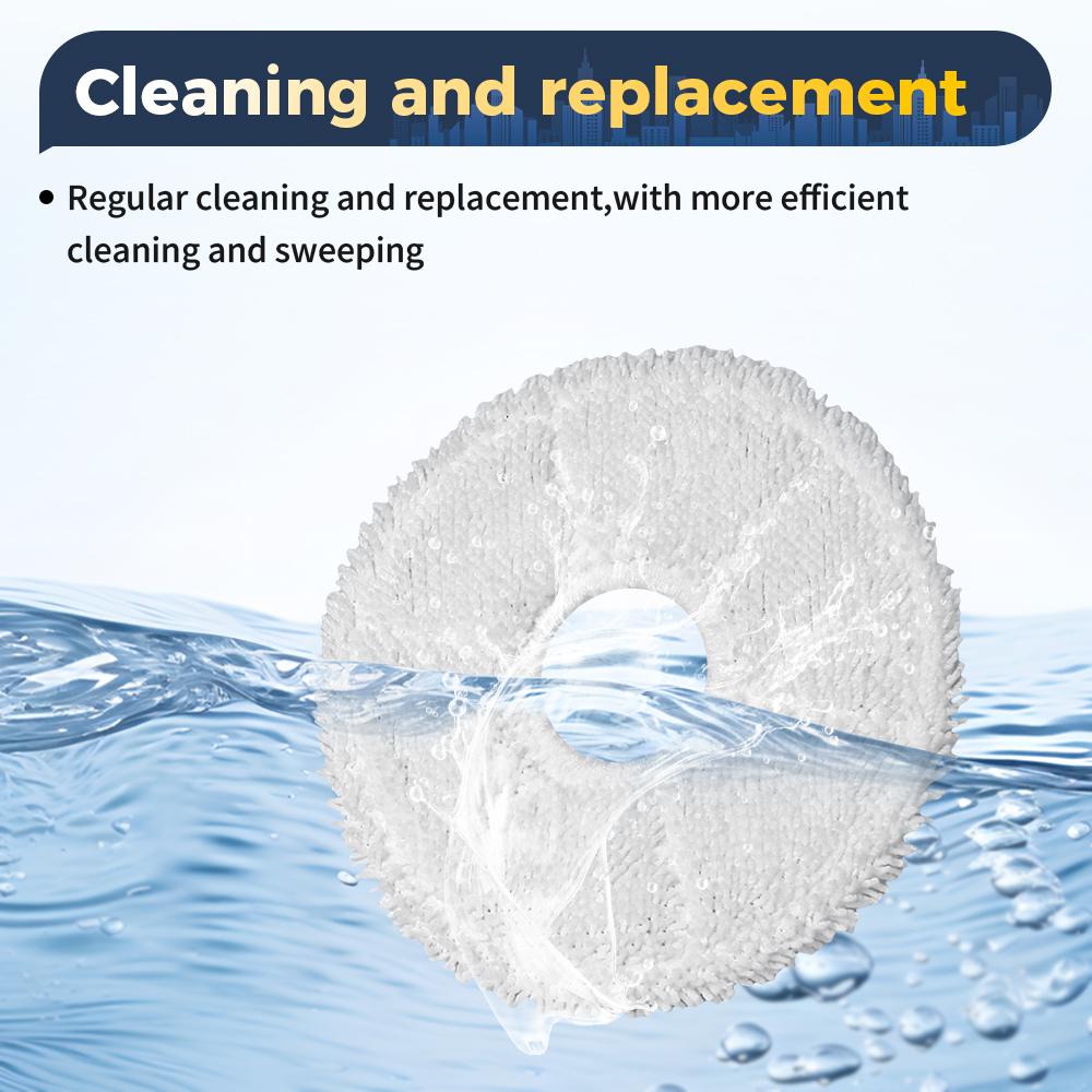 Mop Cloth For Ecovacs X1 OMNI/TURBO/MAX / X1S PRO,T20 PRO/MAX/PRO PLUS,T10 OMNI/ TURBO/MAX Accessories Robot Vacuum Cleaner Part