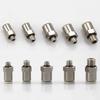Mini PC M3 M4 M5 M6 x 3 4 6mm Tube Ncikel Plated Brass Pneumatic Air Fittings Push In Connector For Air Compressor Cylinder