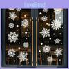 Festive Snowflake Static Pvc Window Decals Christmas Gift Decoration Wrap