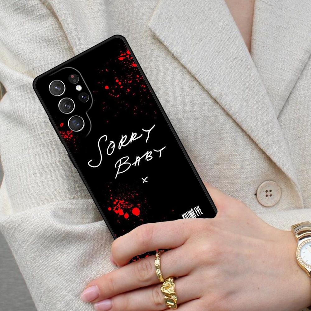 Villanelle Sorry Baby Killing Eve TV Cell Phone Case for Samsung Galaxy S26 Ultra S25 S24 S23 S22 S21 S20 Note10 Cover