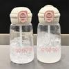 500ml Hello Kitty Brčko Kelímek Roztomilý Přenosný Plastový Kelímek Jednoduchý Studentský Dvojitý Kelímek na Pití Sportovní Nepropustný Kelímek na Vodu Dárek pro Dívky
