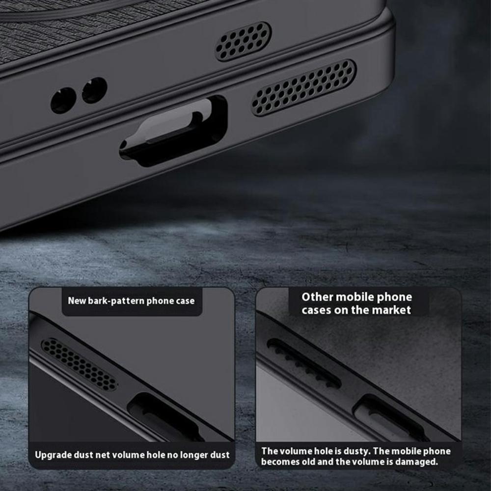 

For vivo iQOO 13 5G Case Wood Texture PU Leather Coated PC+TPU Phone Cover Grey