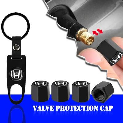 FIT Voiture Nouvelle Honda 4pcs/Ensemble Bouchons de Valve de Voiture Bouchons de Valve de Pneu de Roue Couverture Pièces Automobiles Pour Honda CBR650F VFR800 VTX1300 Xl1000 Xadv 750