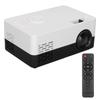 Mini Home Projector Portable LED 30000 Hours Lamp Bead Life HDR High Dynamic Technology Office