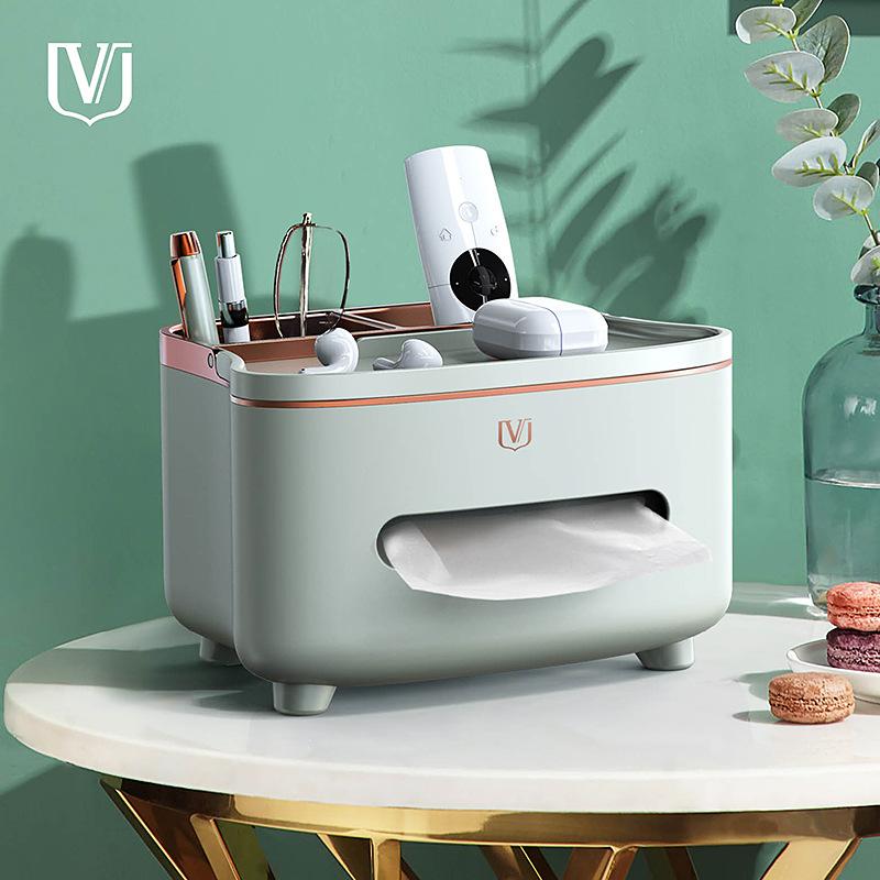 

Пластиковая гостиная Настольный ящик для хранения салфеток Насос Многофункциональная насосная бумажная коробка Бытовая простая настольная коробка для салфеток