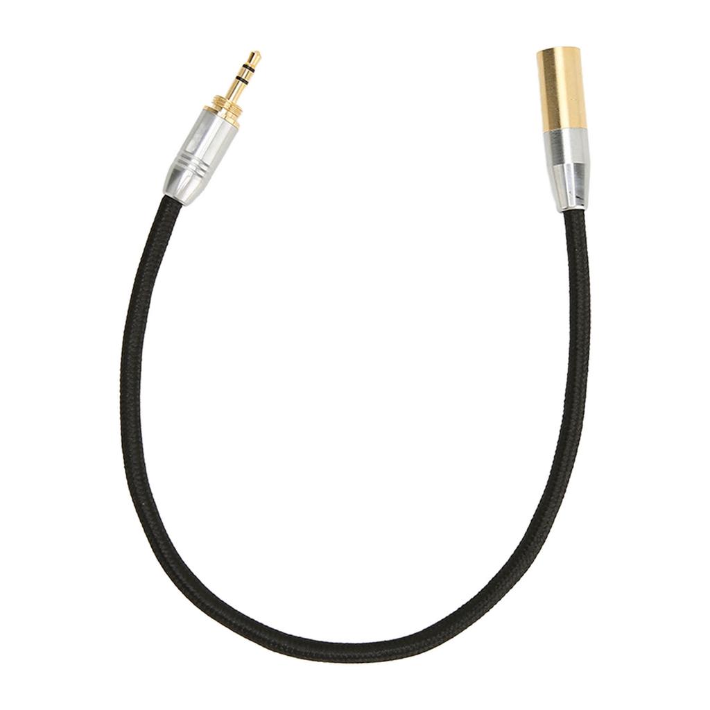 3.5mm Male to Mini XLR 3pin Cable Professional Gold Plated 3.5mm to Mini XLR Adapter for Microphone