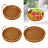 Elegant Handwoven Serving Tray for Home Kitchen Decor