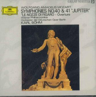 

CD KARL BOHM - Mozart Symphonies No.40&41 GS1002 POLYDOR Japan Classical Used
