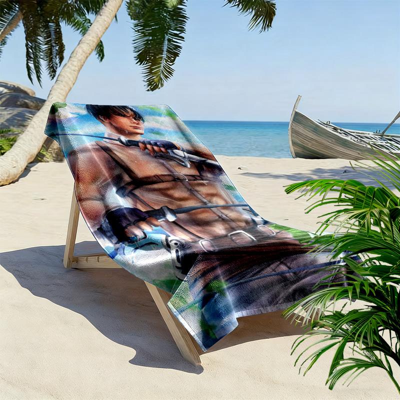 Shadow Reaper: Eternal Battle beach towel beach Portable for travel quick-drying swim towel Absorbent bath towel Outdoor pool towel printing Comfort