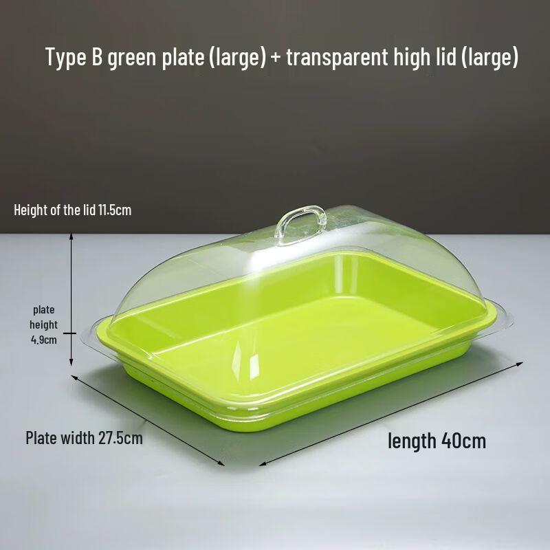 Stainless Steel Rectangular Serving Tray with Lid