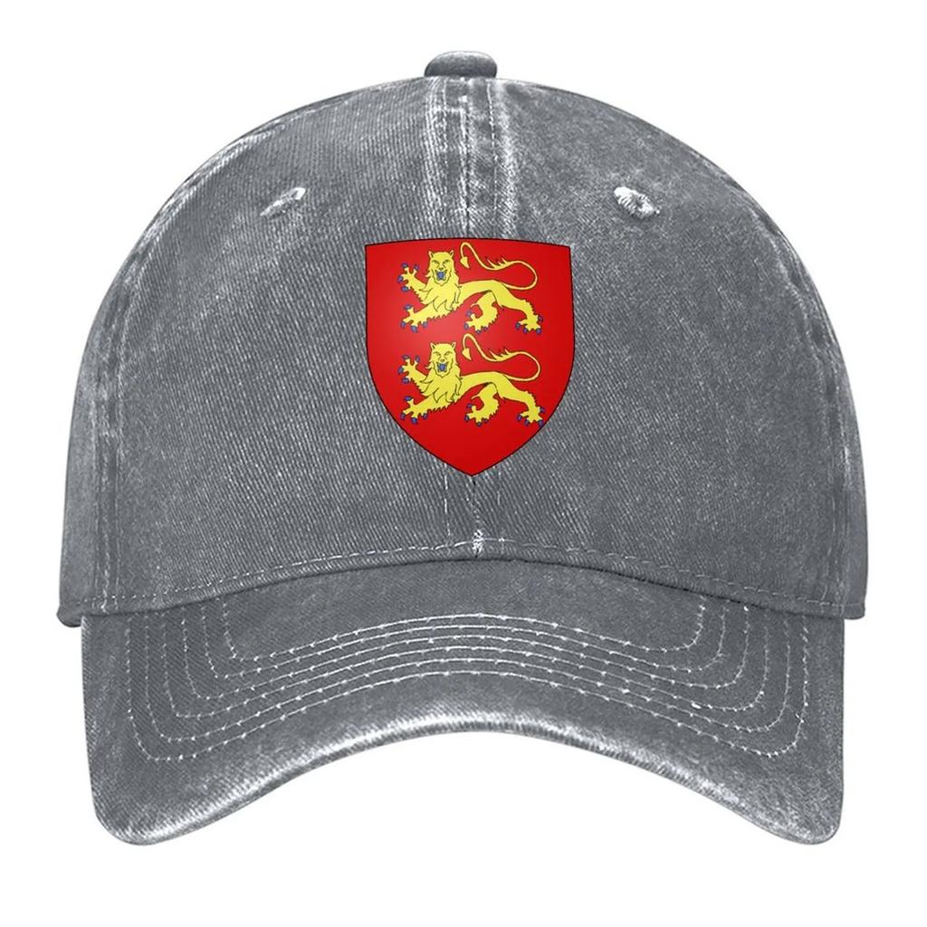 Normandy Coat of Arms Baseball Cap Brand Man cap Luxury man cap hard hat mens big size hat Mens Caps Womens