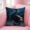 Game Adventurous MMonster HHunter WWilds Cushion Cover Pillow Case Soft Skin Friendly Fabric Comfort  Concealed Zipper
