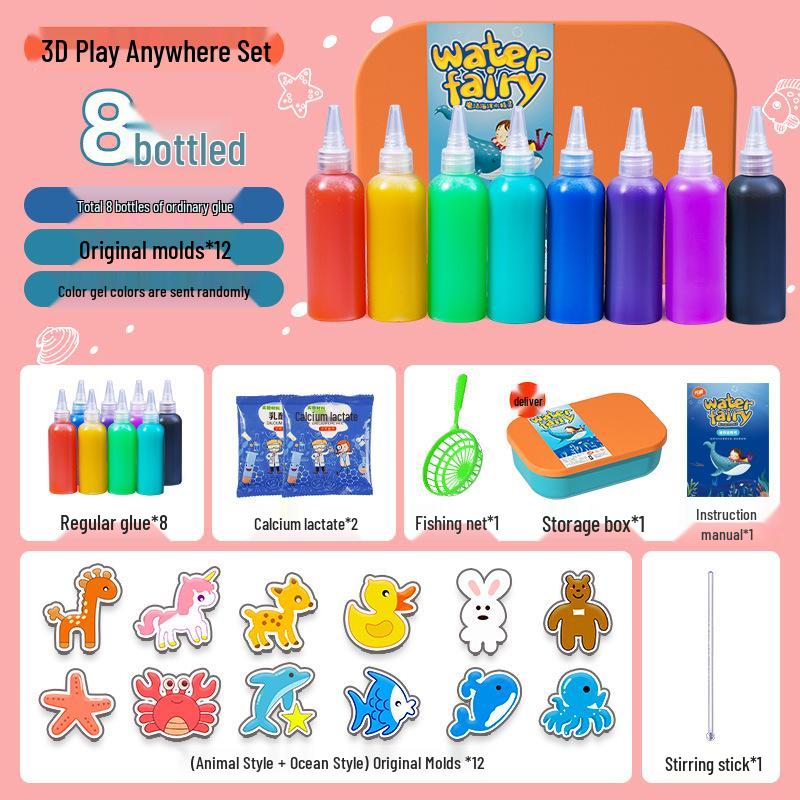 Magic Water Elf DIY Non-Toxic Educational Toy for Kids Ages 3-6