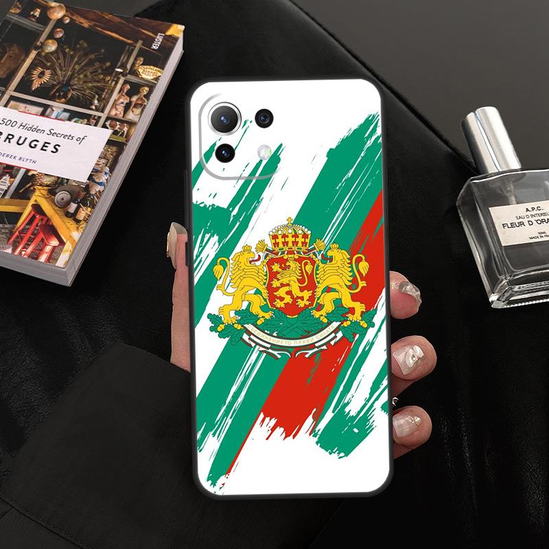 Bulgaria Flag Passport Map Case For Xiaomi 15 14 13 Ultra 11T 12T 13T 14T Pro POCO X7 Pro X3 X5 X6 F5 F6 M6 Pro Cover