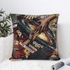 Good Omens Pillow Cover Cute Funny Pillow Case For Sofa Bedroom Home Decor Soft Pillowcases Gift