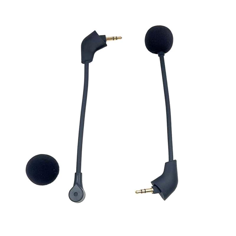 Replacement Mic for HyperX Cloud2 II/for HyperX Cloud Sliver Gaming Headset 3.5mm Detachable Microphone