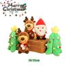 Adorable Christmas Santa Claus Elk Xmas Tree Plush Toy Soft Stuffed Doll Kids Hug Gift