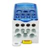 Terminal Block Junction Box DIN Rail Main Line Universal Power Distribution 690V 400A Blue